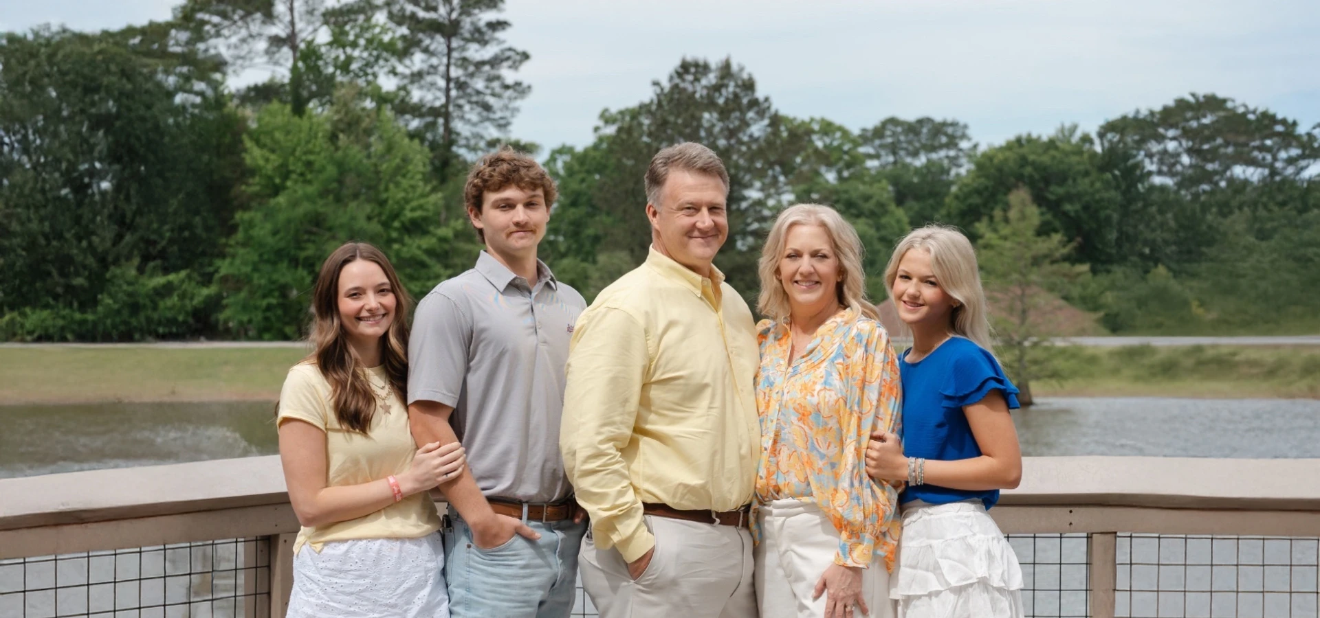 Bo Agnew with his family